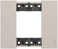 Рамка универсальная Legrand BTicino Living Now 1-м. 2 мод. песочный картинка